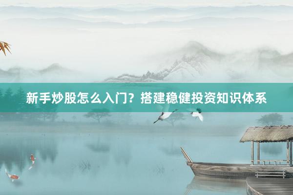 新手炒股怎么入门？搭建稳健投资知识体系