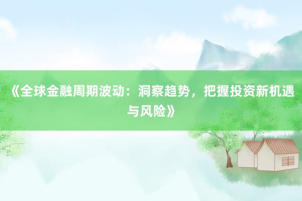 《全球金融周期波动：洞察趋势，把握投资新机遇与风险》