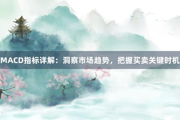 MACD指标详解：洞察市场趋势，把握买卖关键时机